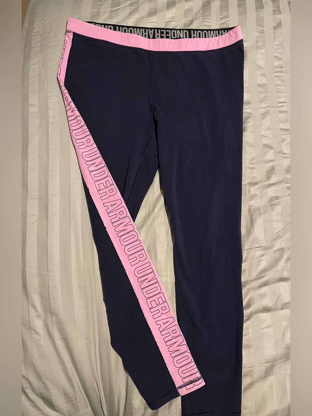 Under Armour Leggings with Pink Trim